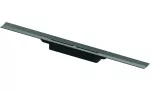 Drenaje lineal 100 x 5.5 cm cromo negro cepillado TECEdrainprofile 671001
