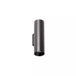 Lampara de pared 2 luces GU10 8W 110V (225 x 72 mm) negro Stan Faro Barcelona 43751