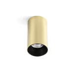 Plafon cilindrico GU10 8W 110V (60 x 150 mm) oro satinado Stan Faro Barcelona 43758