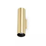 Lampara de pared 2 luces GU10 8W 110V (225 x 72 mm) oro satinado Stan Faro Barcelona 43760