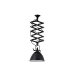 Lampara colgante E27 15W 110V (510-1100 mm) negro Mou Faro Barcelona 62806