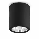 Lampara cilindrica E27 15W 110V (152 x 181 mm) negro Pote-1 Faro Barcelona 63125