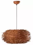 Lampara colgante E27 15W 110V (1500 mm) marron Nido Faro Barcelona 68153