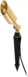 Lampara para exterior con estaca GU10 10W 110V IP65 (56 x 400) oro satinado Andy Faro Barcelona 71613
