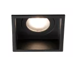 Lampara empotrada cuadrada GU10 8W 110V (89 x 89 mm) negro Hyde Faro Barcelona 40117