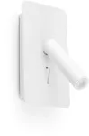 Lampara de pared LED 3W 110V 3000K USB (95 x 170 mm) blanco Suau Faro Barcelona 62117