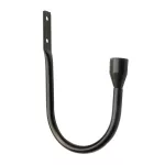 Abrazadera para cortinero 19 mm hierro negro 661601