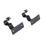 Soporte simple de techo para cortinero 19 mm hierro negro 658946