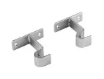 Soporte simple para cortinero 19 mm satinado 659172