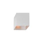 Lampara de pared G9 60W 100-240V (120 x 120 mm) blanco mate Cubo Blumenau 101200-11