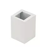 Lampara para exterior de pared G9 60W 100-240V IP43 (131 x 91 mm) blanco mate Frankfurt Blumenau 15100200-11
