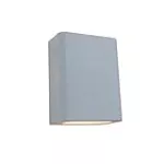 Lampara para exterior de pared 2 luces G9 60W 100-240V IP43 (130 x 100 mm) blanco mate Fussen Fechada Blumenau 15130410-11