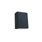 Lampara para exterior de pared 2 luces G9 60W 100-240V IP43 (130 x 100 mm) negro mate Fussen Fechada Blumenau 15130410-16