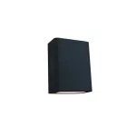 Lampara para exterior de pared 2 luces G9 60W 100-240V IP43 (130 x 100 mm) negro Fussen Fechada Blumenau 15130410-51