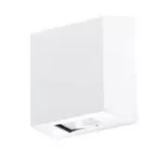 Lampara para exterior de pared G9 100-240V IP43 (109 x 109 mm) blanco mate Slim Blumenau 15700200-11