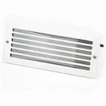 Lampara empotrada en piso E27 60W 100-240V IP44 (100 x 235 mm) con rejilla blanco mate Einbau Blumenau 6200230-11