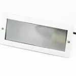 Lampara empotrada en piso E27 60W 100-240V IP44 (100 x 235 mm) sin rejilla blanco mate Einbau Blumenau 6100230-11