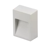Lampara para exterior de pared G9 60W 100-240V IP54 (90 x 125 mm) blanco mate Frankfurt Blumenau 15400200-11