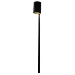 Lampara para exterior mini poste LED 3W 100-240V 2700K IP65 (57 x 700 mm) negro mate Neuss Blumenau 44600233-16