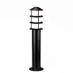 Lampara para exterior mini poste E27 60W 100-240V IP43 (130 x 550 mm) negro mate Oriental Blumenau 8355110-16