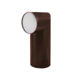 Lampara para exterior de pared GU10 60W 100-240V IP54 (77 x 200 mm) corten Polpe Blumenau 36200410-26