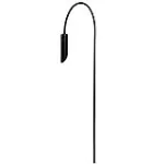 Lampara para exterior mini poste GU10 60W 100-240V IP43 (38 x 1210 mm) negro mate Unna Blumenau 39100100-16