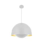 Lampara colgante 2 luces E27 60W 100-240V (405 x 1320 mm) blanco mate Ergo Alum Blumenau 814010-11