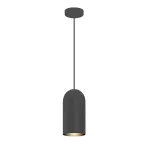 Lampara colgante E27 60W 100-240V (130 x 250 mm) plomo Otto Blumenau 811000-03