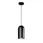 Lampara colgante E27 60W 100-240V (130 x 250 mm) negro Otto Blumenau 811000-08