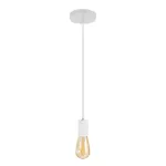 Lampara colgante E27 60W 100-240V blanco mate Vintage Blumenau 884660-11