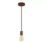 Lampara colgante E27 60W 100-240V marron gold Vintage Blumenau 884664-12
