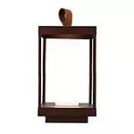 Lampara tipo farol E27 60W 100-240V (200 x 370 mm) corten Lohr Blumenau 47210330EXA-26