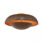 Plafon redondo 2 luces E27 60W 100-240V (400 mm) dorado Ergo Blumenau 814000-28