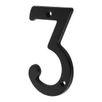 Numero para puerta #3 de laton negro Hermex NUCH-3N / 47856 