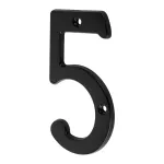 Numero para puerta #5 de laton negro Hermex NUCH-5N / 47858 
