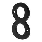 Numero para puerta #8 de laton negro Hermex NUCH-8N / 47861 