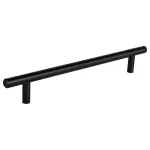 Tiradera estilo cilindro 192 mm negra Hermex JAL-0364 / 49734 