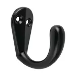 Percha sencilla 4 cm negra Hermex PEPU-06 / 46833 