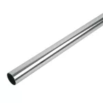 Tubo para closet redondo 25 mm (1") x 3 metros acero cromo Hermex TR-530 / 48974 