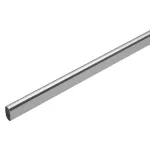 Tubo para closet ovalado 15 mm (19/32”) x 3 metros aluminio Hermex TO-630 / 45900 