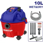 Aspiradora para seco/humedo 10L 1200W Emtop ULVCR12101