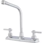 Griferia para fregadero de 8” cuello ganso alto cromo Pfister 036-PF0C