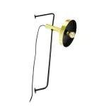 Lampara de pared E27 15W 110V (840 x 430 mm) oro satinado Whizz Faro Barcelona 20165-96