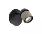 Lampara de pared dirigible GU10 8W 110V (60 x 100 mm) negro / verde Coco Faro Barcelona 40662