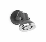 Lampara de pared dirigible GU10 8W 110V (60 x 100 mm) gris oscuro Ring Faro Barcelona 40551