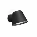 Lampara para exterior de pared GU10 8W 110V IP44 (90 x 115 mm) negro Gina Faro Barcelona 71367