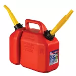 Pichinga plastica doble para gasolina 6 litros y aceite 2.5 litros Scepter 3615