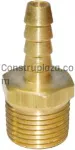 Acople para manguera macho de bronce 3/8" x 3/8" NPT KF-PS Covalca KF06-06PS-2 (2 por paquete)