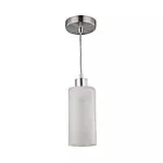 Lampara colgante E27 60W 100-240V (200 x 100 mm) cristal blanco Jazmin Blumenau 88541104