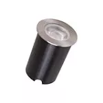 Lampara empotrada en piso redonda LED 10W 100-240V 3000K IP67 (78 mm) acero inoxidable Focus Blumenau 12925355